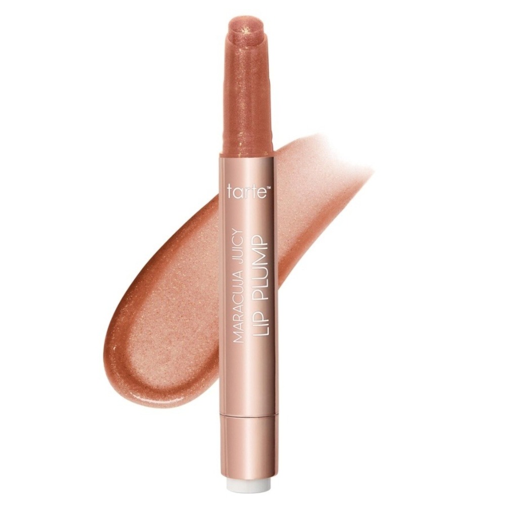 NEW Tarte Maracuja Juicy Lip Plump Rosy Copper Shimmer Glass NIB